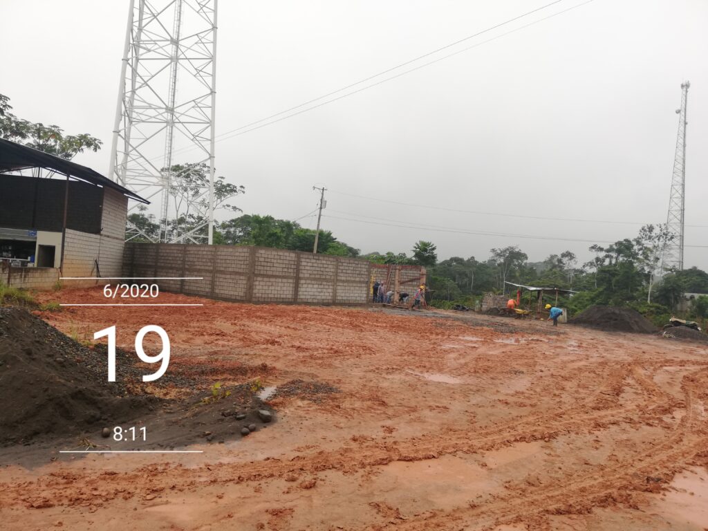 Torre autosoportada de 108 metros en Dayuma - JC Ingenieria